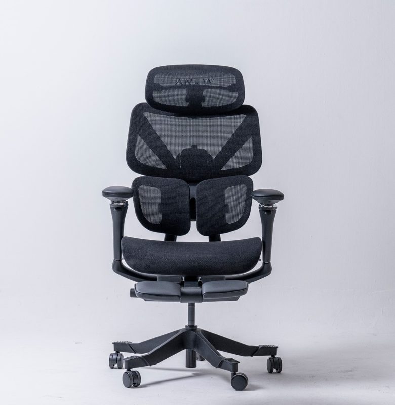 ANEW Axis Ergonomic Chair in black full mesh